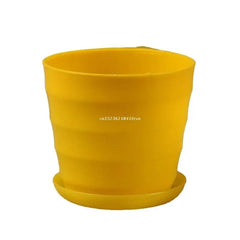 Colorful Mini Plastic Flower Pot Imitation Ceramic Vase