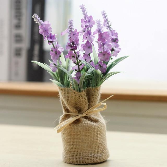 Surrey Mini Magnetic Plants Purple Geranium + Lavender | Sage & Sill