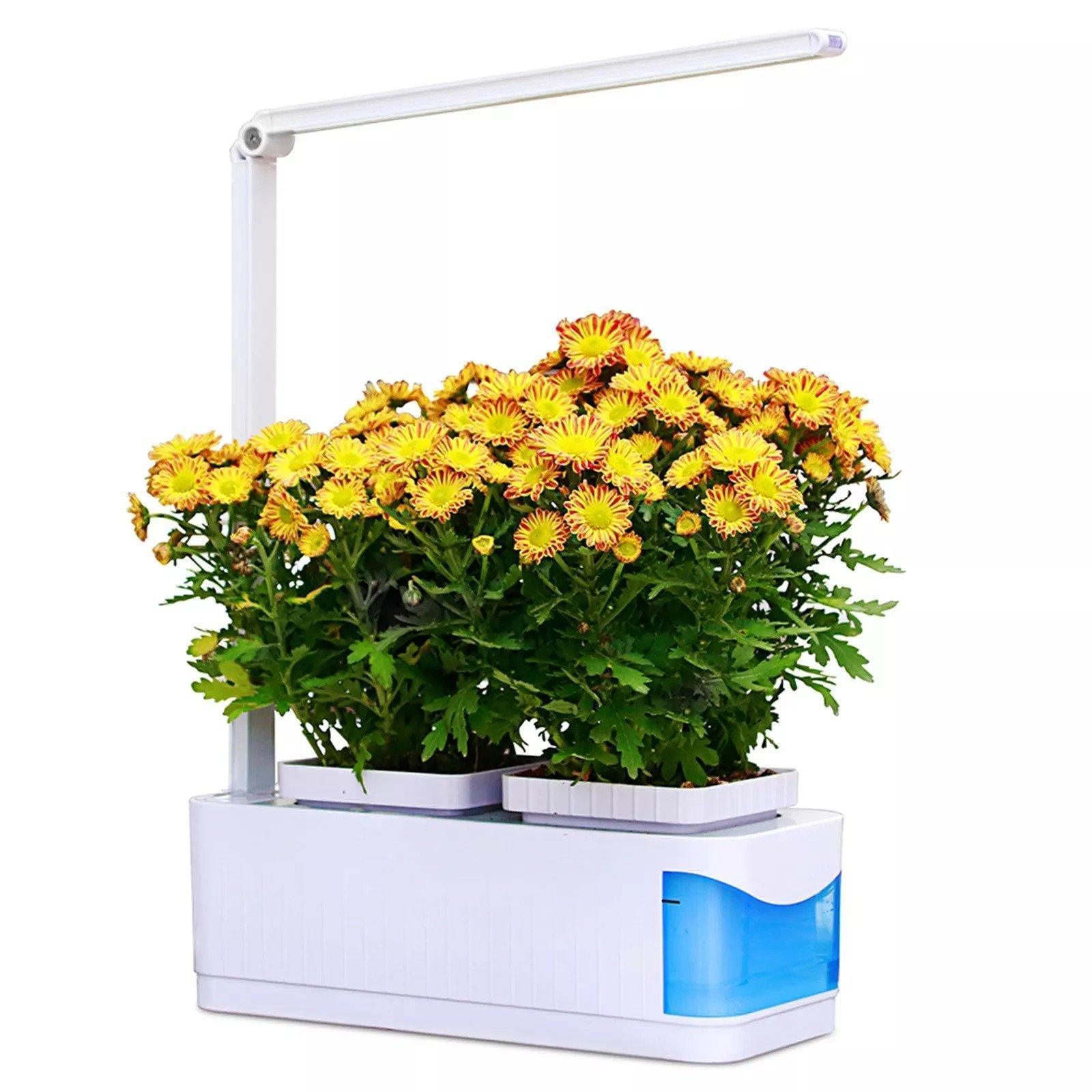 Indoor Herb Garden Hydroponic LED Planter Kit