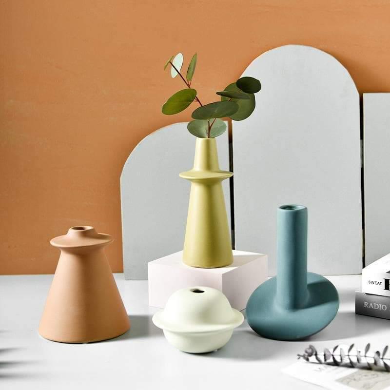 Astro Morandi Ceramic Vase Accents