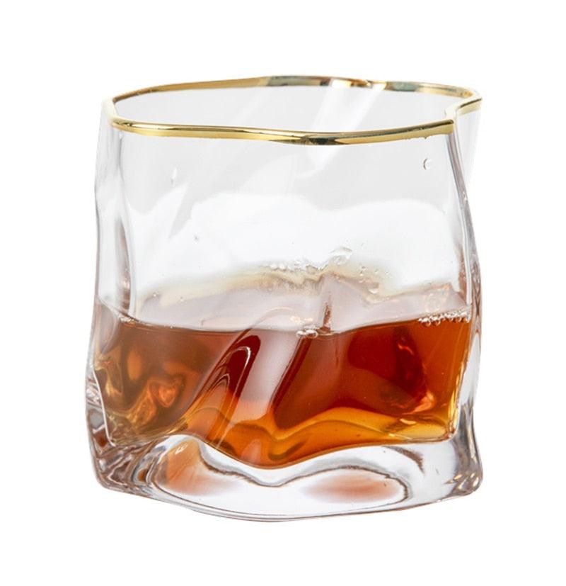 Distort Texture Whisky Glass 2-Piece Set