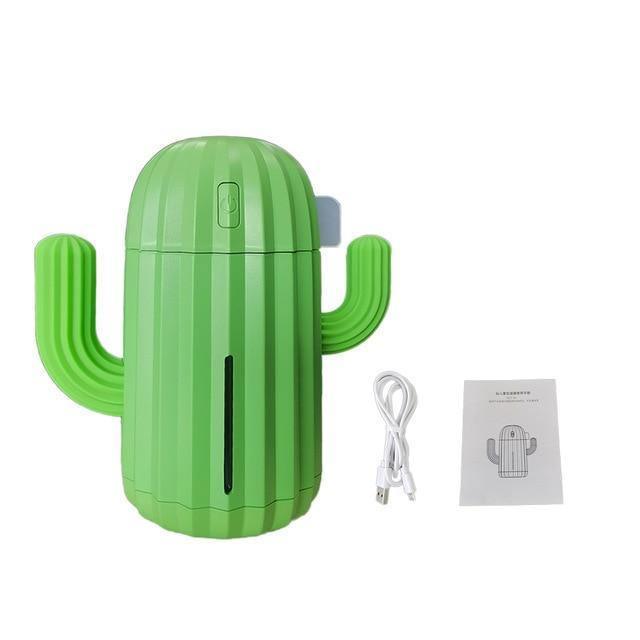 Mini Cactus LED USB Humidifier Green / 1x | Sage & Sill