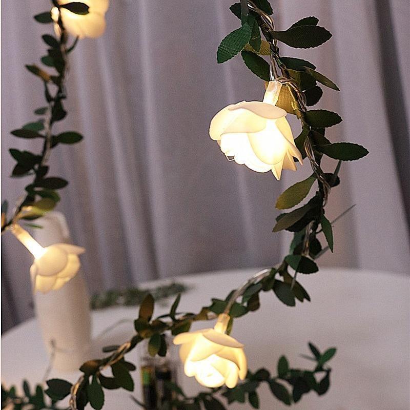 سلسلة مصابيح LED من روز فاين جارلاند